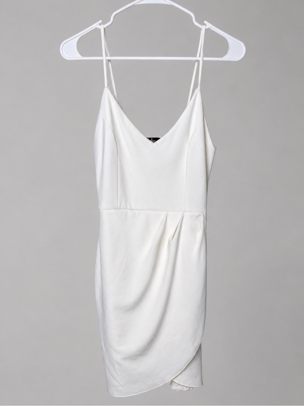 Lulus White Wrap Style Lined Mini Dress Size Small